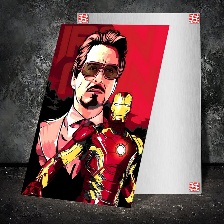 Metal Poster - Superhero Iron Man IM07