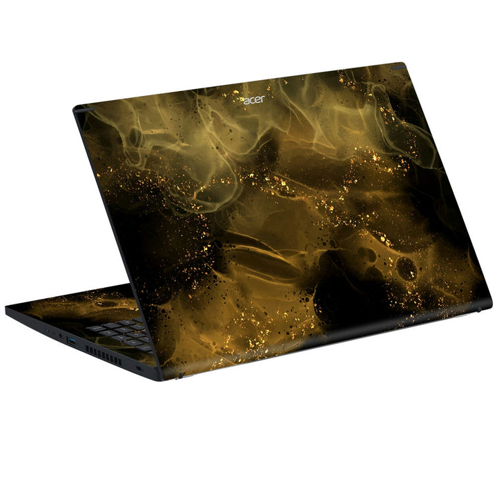 Acer Laptop Skin - Golden Dust Particle Abstract