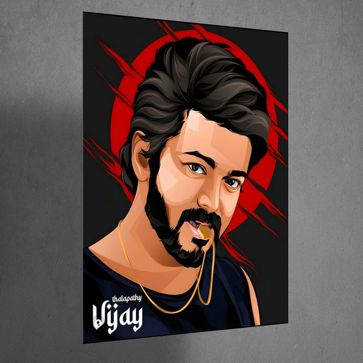 Metal Poster - Thalapathy Vijay TV03