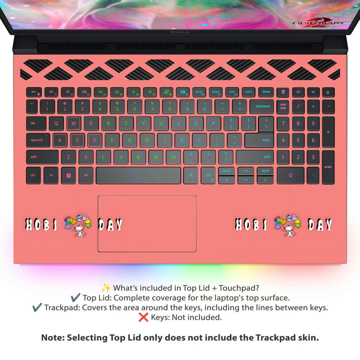 Dell Laptop Skin - Hobiday Heart Ballon