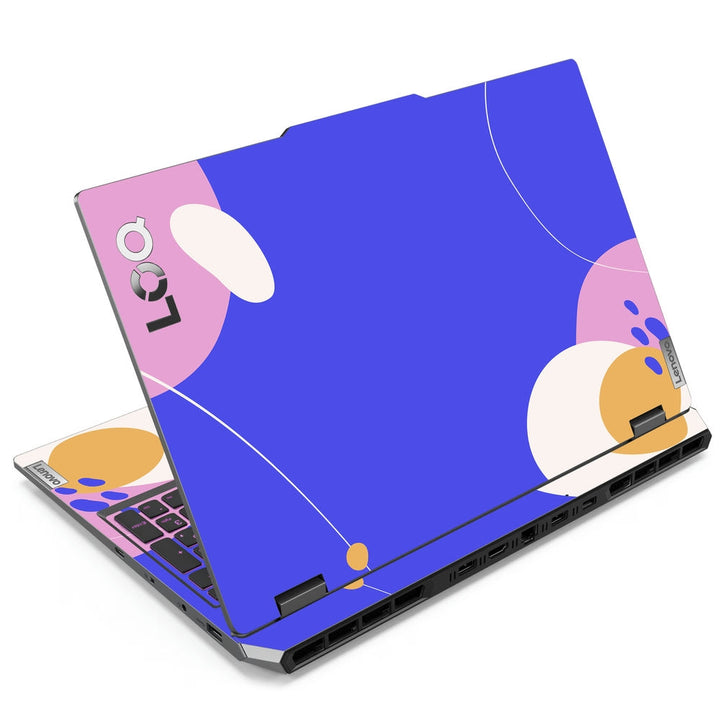 Lenovo LOQ Laptop Skin - Purple Floral Pattern