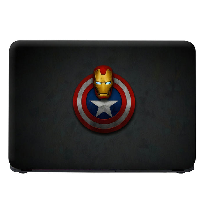 Laptop Skin - Captain Shield Iron Man Mask