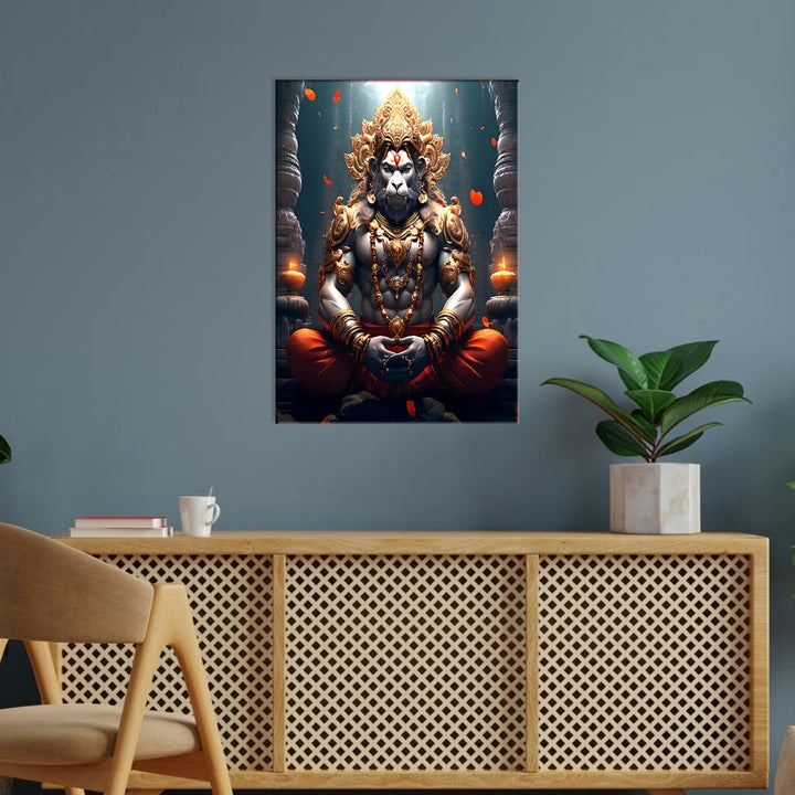 Metal Poster - Lord Hanuman LH07