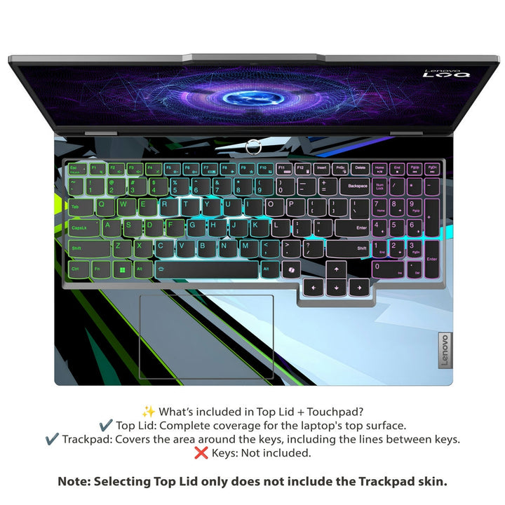 Lenovo LOQ Laptop Skin - Liquid Chrome