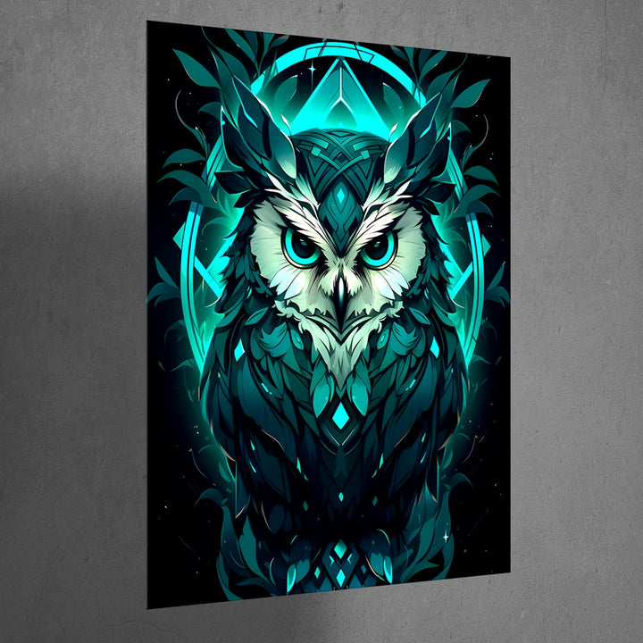 Metal Poster - Wildlife Owl WO04