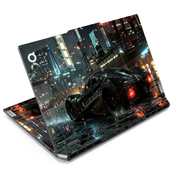 Laptop Skin - Rainy Street Racer