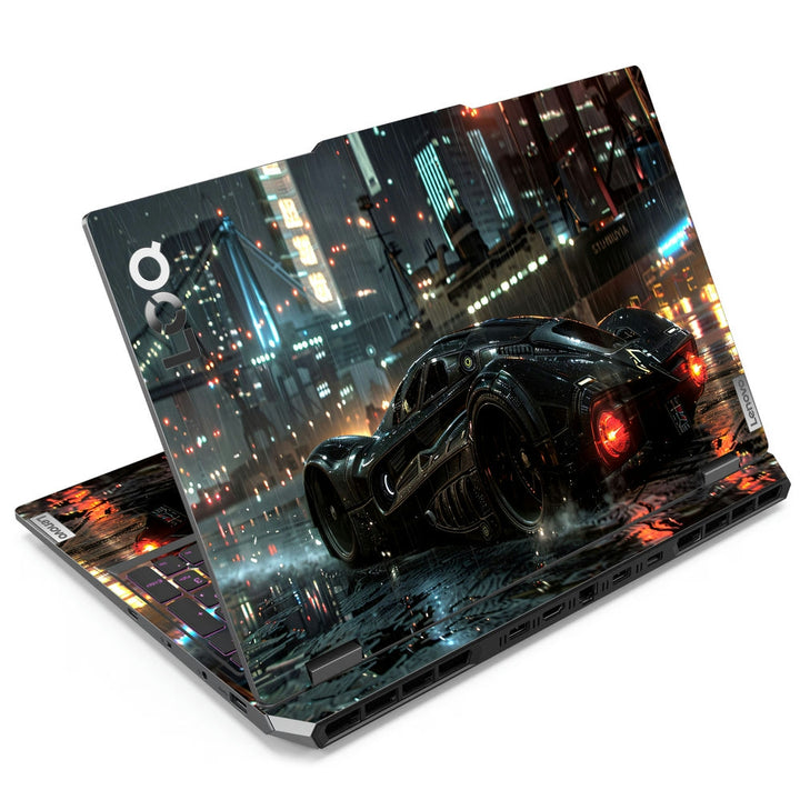 Laptop Skin - Rainy Street Racer