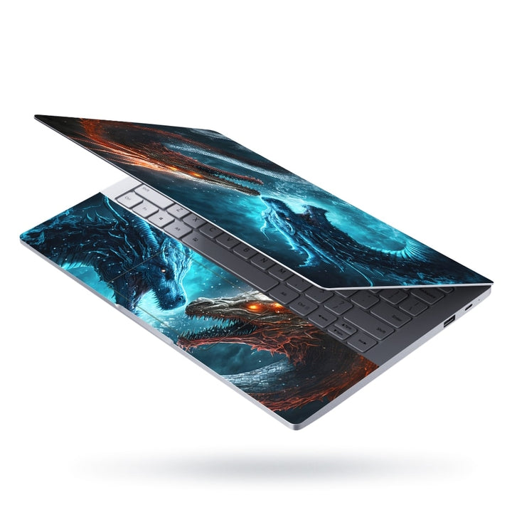 Laptop Skin - Dragon Fire and Water