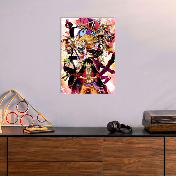 Metal Poster - One Piece Ninja Art