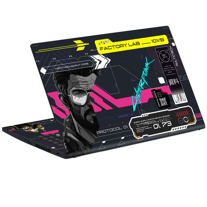 Acer Laptop Skin - Cyberpunk Data Drift