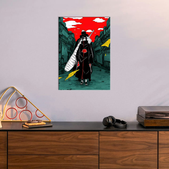 Metal Poster - Anime Itachi and Kisame legendary Members