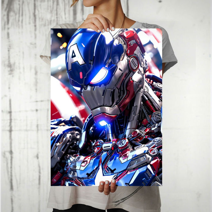 Metal Poster - Superhero Captain America CAP03