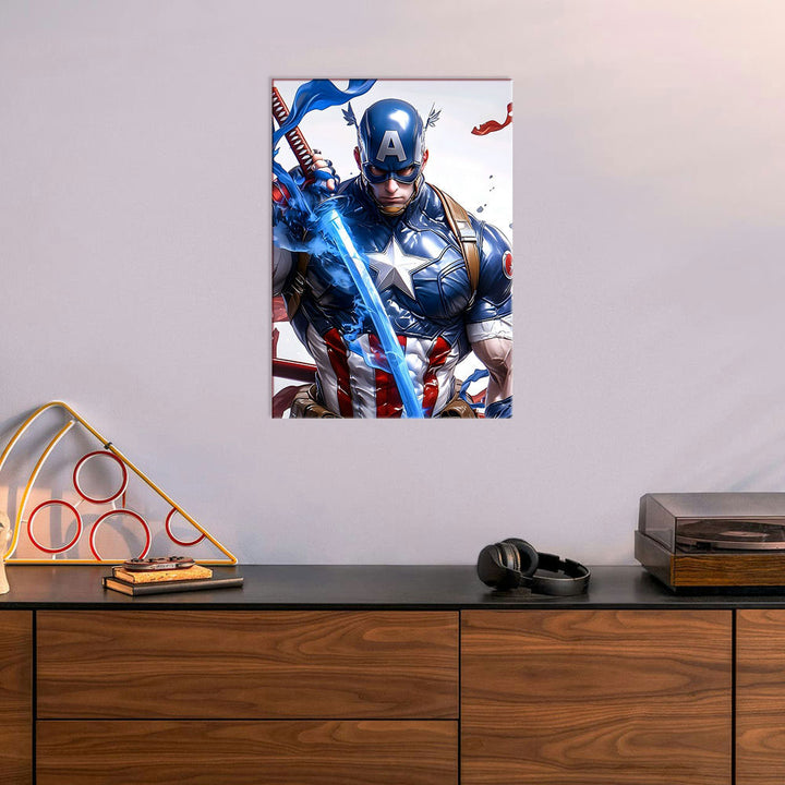 Metal Poster - Superhero Captain America CAP01