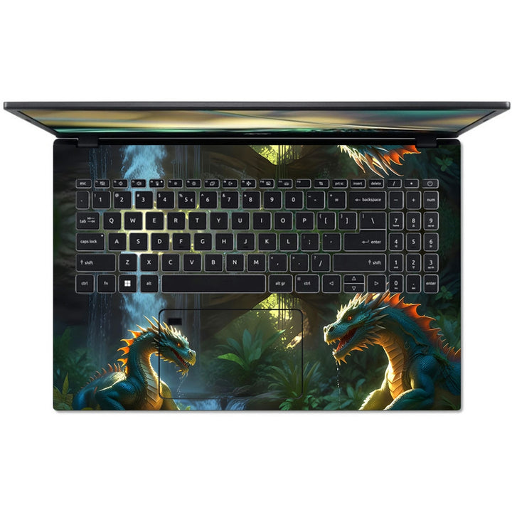 Acer Laptop Skin - Dragon Face to Face