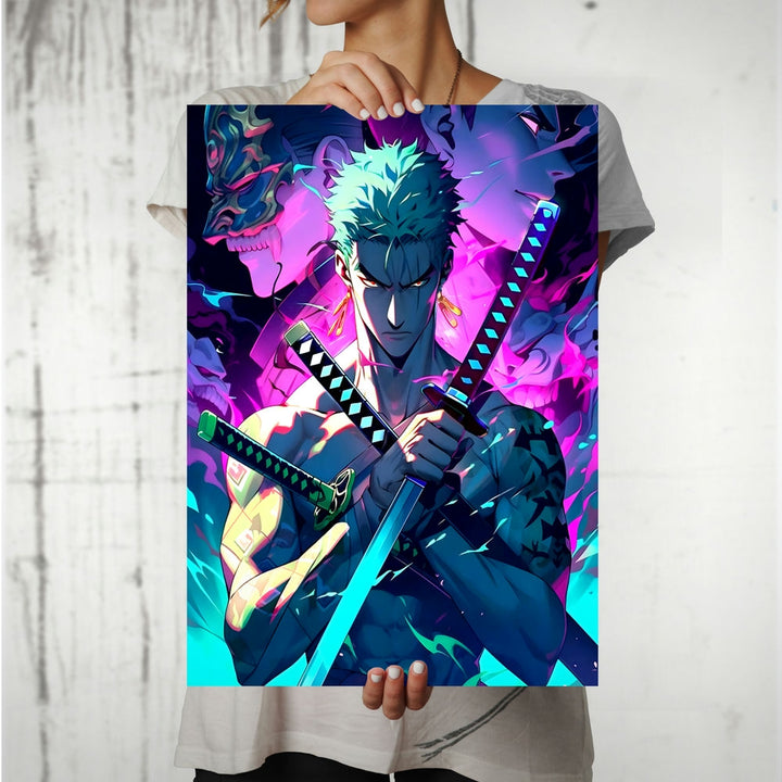 Metal Poster - One Piece Roronoa Zoro OP53