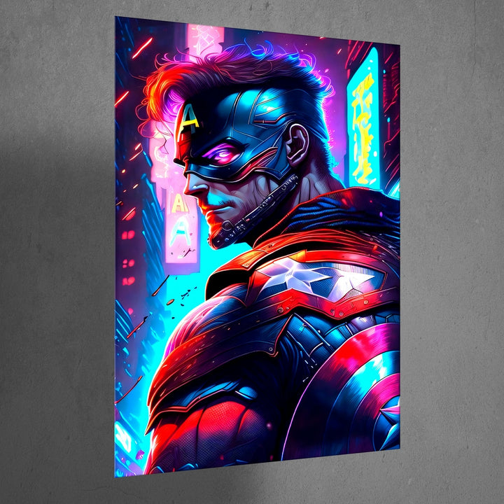 Metal Poster - Superhero Captain America CAP13