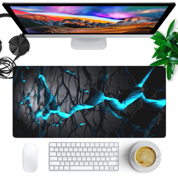 Anti-Slip Desk Mat Gaming Mouse Pad - Electric Veins