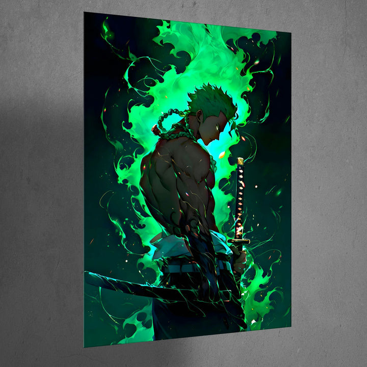 Metal Poster - One Piece Roronoa Zoro OP30