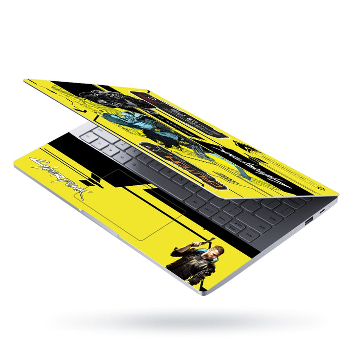 Laptop Skin - Cyberpunk Neon Edge