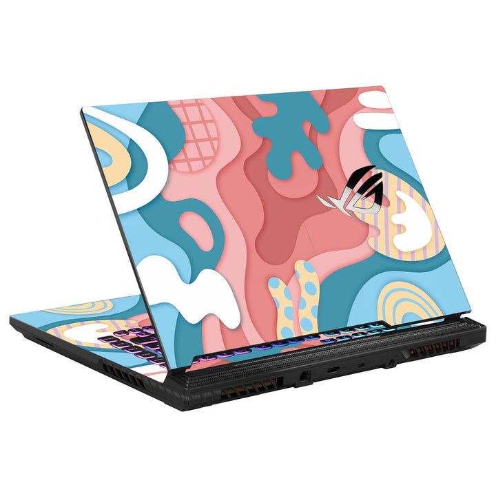 Asus Laptop Skin - Playful Abstract Shapes