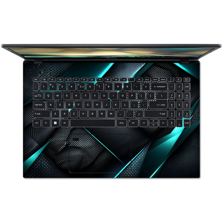 Acer Laptop Skin - Dark Geometric Shapes