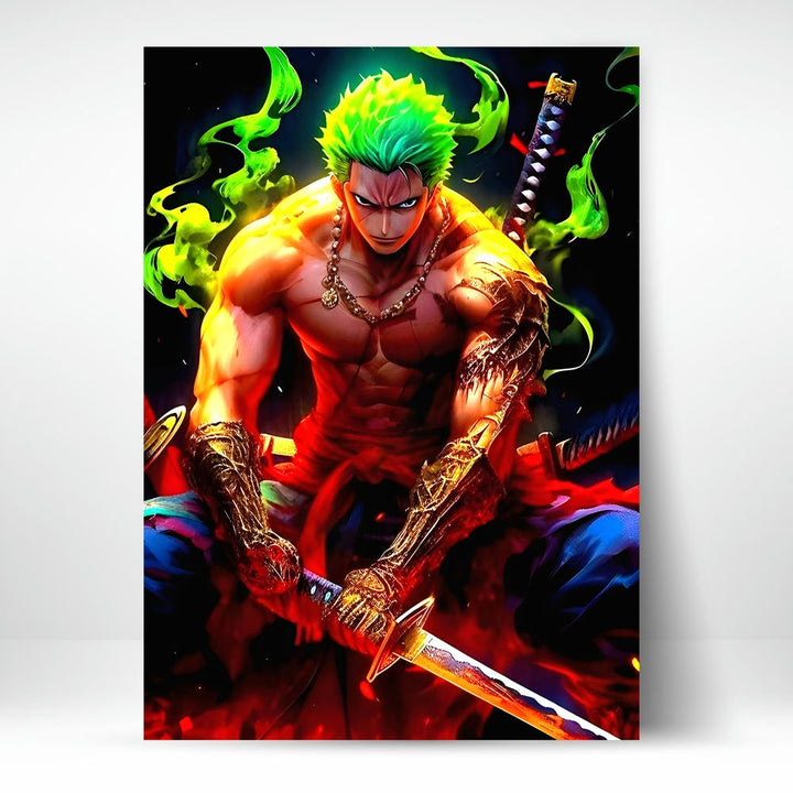 Metal Poster - One Piece Roronoa Zoro OP56