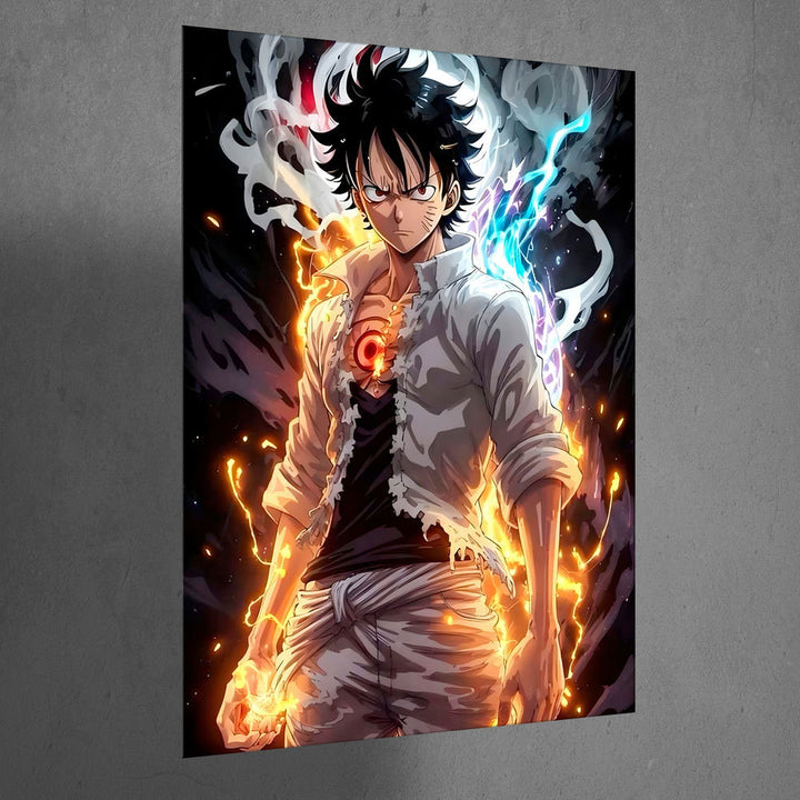 Metal Poster - One Piece Monkey D Luffy OP11