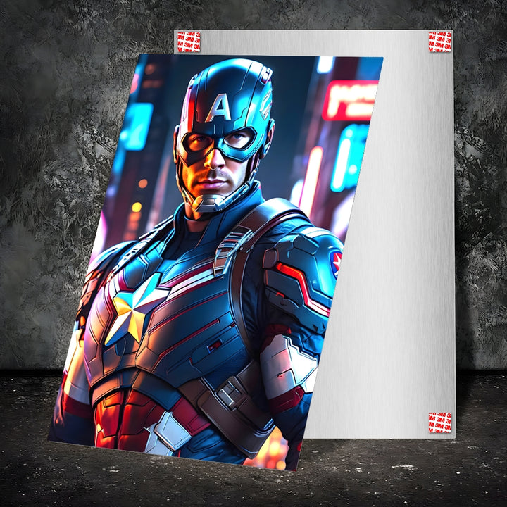 Metal Poster - Superhero Captain America CAP10