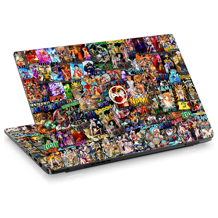 Dell Laptop Skin - Anime One Piece Sticker Bomb DS1