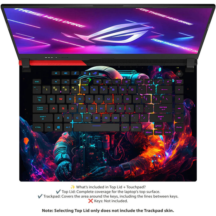 Asus Laptop Skin - Cosmic Astronaut Dream