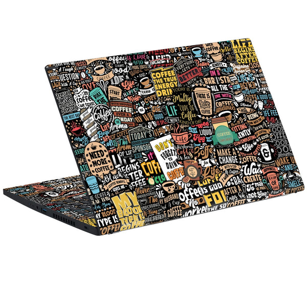 Acer Laptop Skin - Coffee Sticker bomb