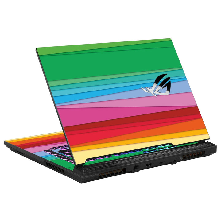 Asus Laptop Skin - Colorful Stripes Splash