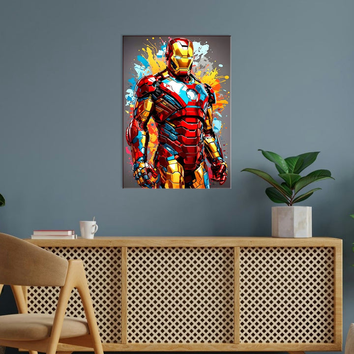 Metal Poster - Superhero Iron Man IM05