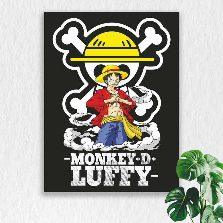 Self Adhesive Textured Vinyl Poster Monkey D. Luffy One Piece