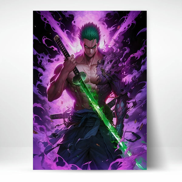 Metal Poster - One Piece Roronoa Zoro OP28