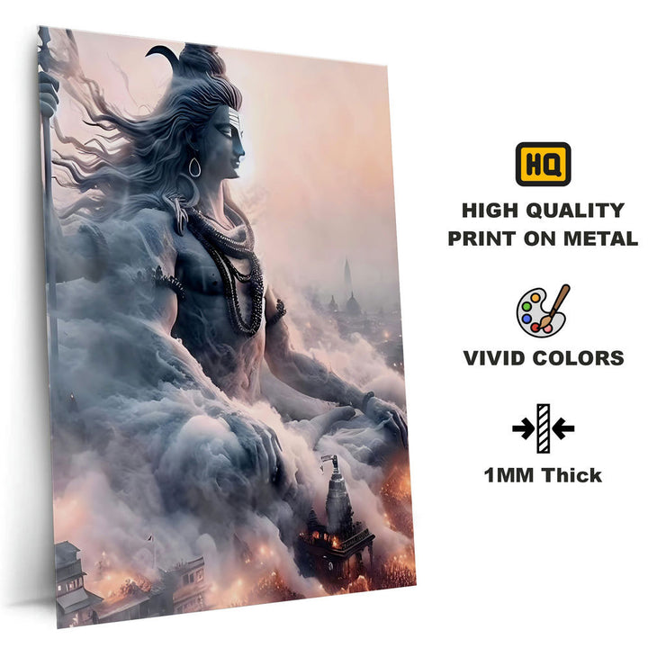 Metal Poster - Lord Shiva LS06