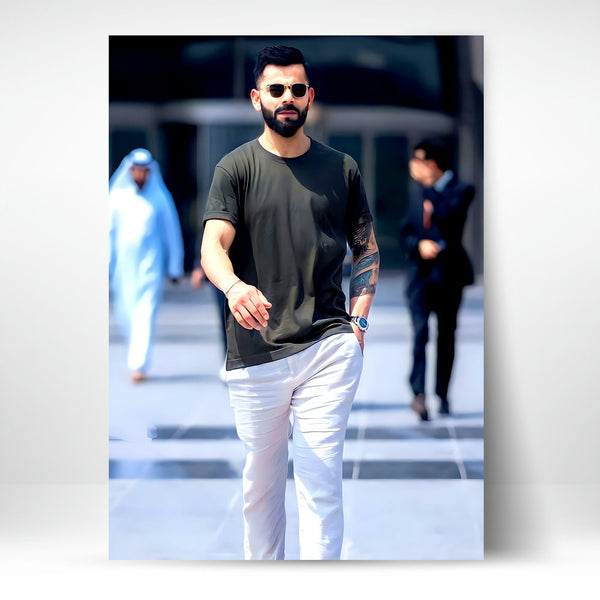 Metal Poster - Indian Cricketer Virat Kohli VK06