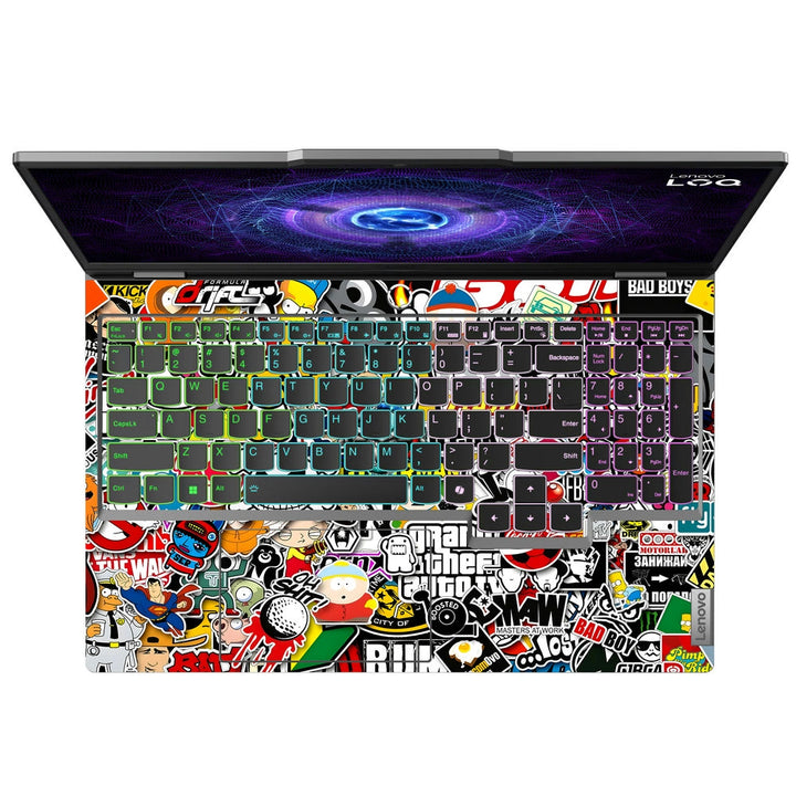 Lenovo LOQ Laptop Skin - Sticker Bomb