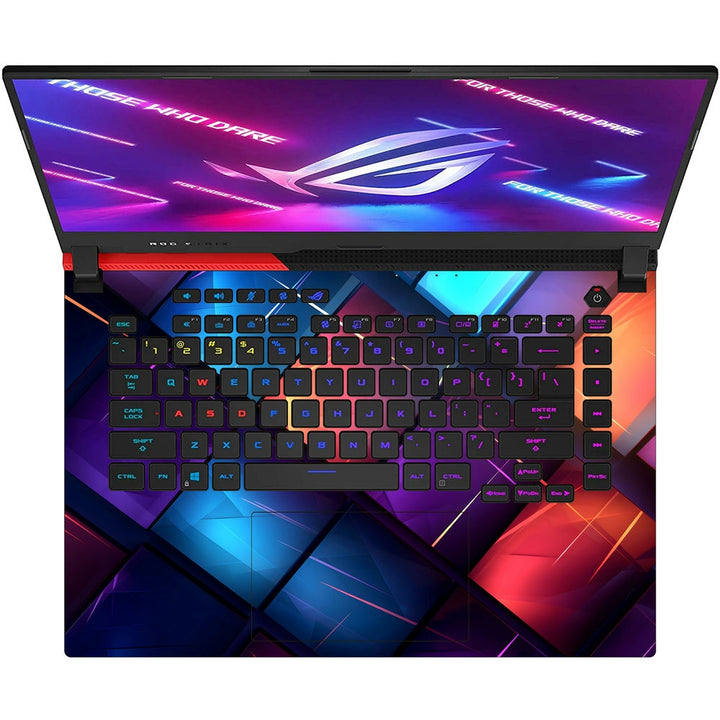 Asus Laptop Skin - Vivid Cube Gradient Mosaic