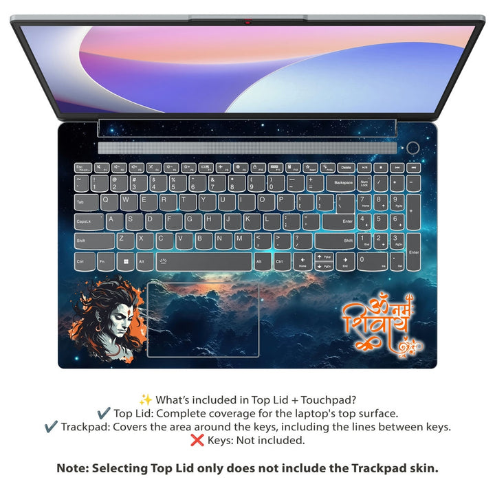 Lenovo Laptop Skin - Om Namah Shivay Universe