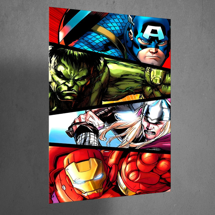 Metal Poster - Superhero Avengers AV02