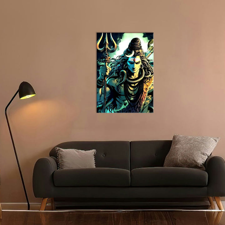 Metal Poster - Lord Shiva LS18