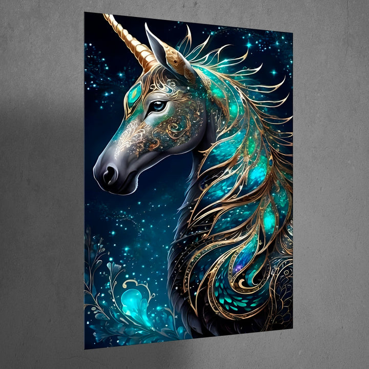 Metal Poster - Wildlife Unicorn UN01