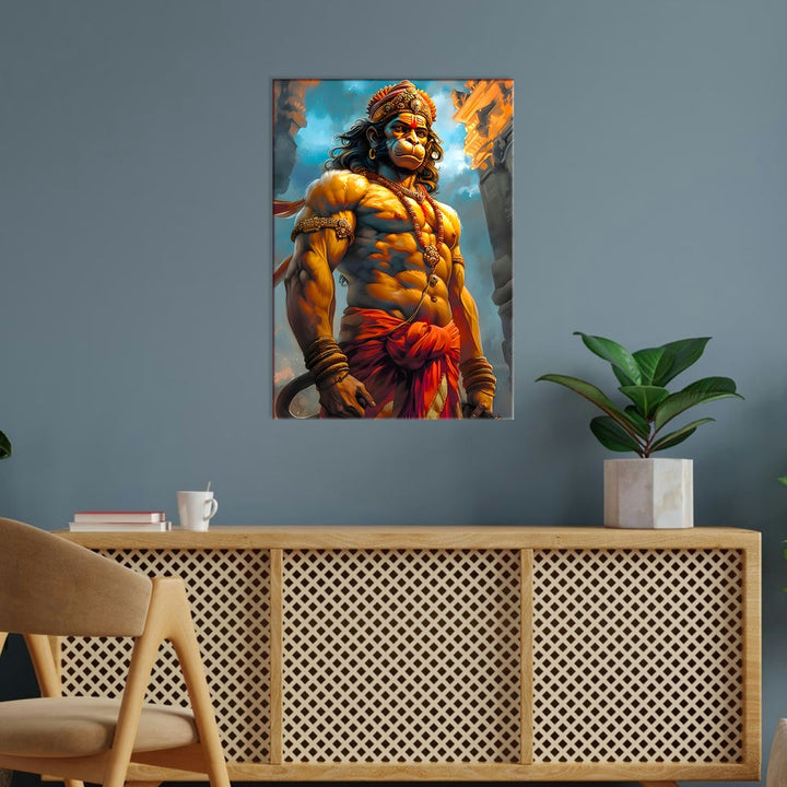 Metal Poster - Lord Hanuman LH02