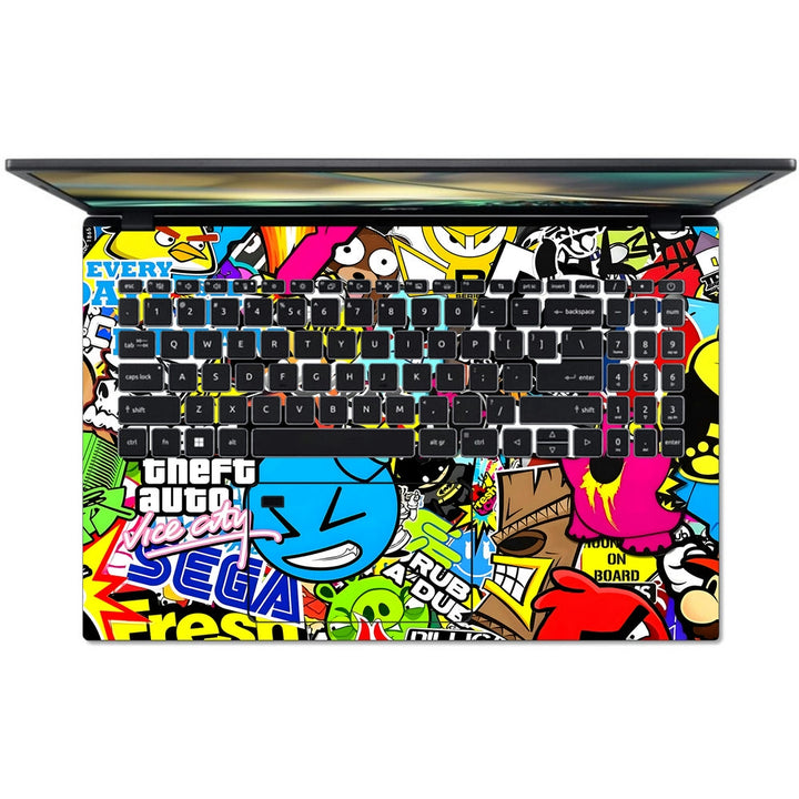 Acer Laptop Skin - Dg Sticker Bomb