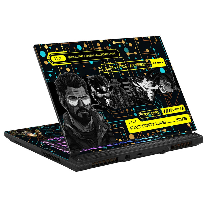 Asus Laptop Skin - Cyberpunk Cyber Grid