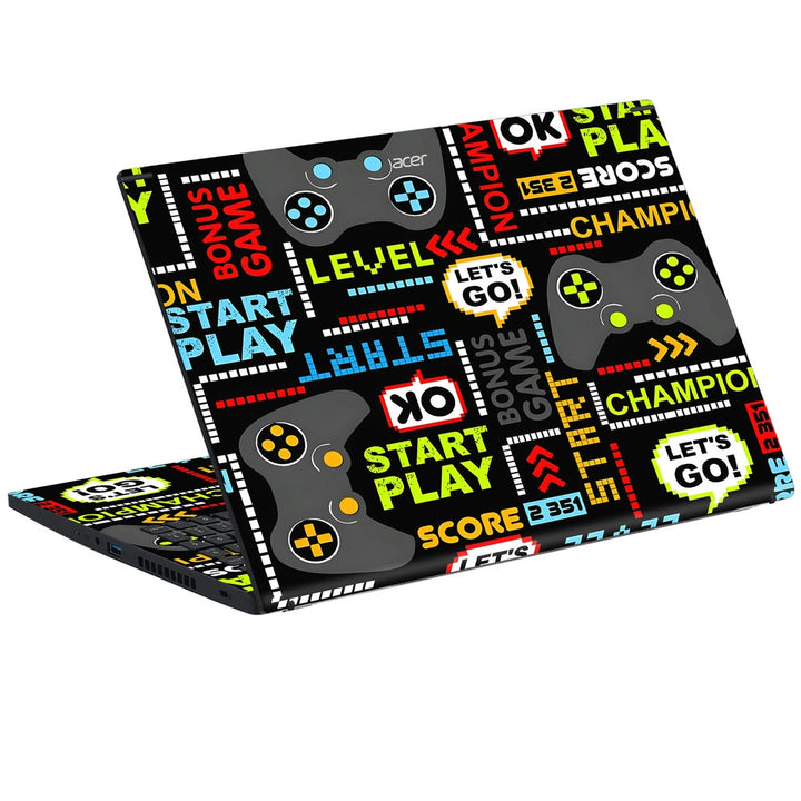 Acer Laptop Skin - Retro Gaming Fun