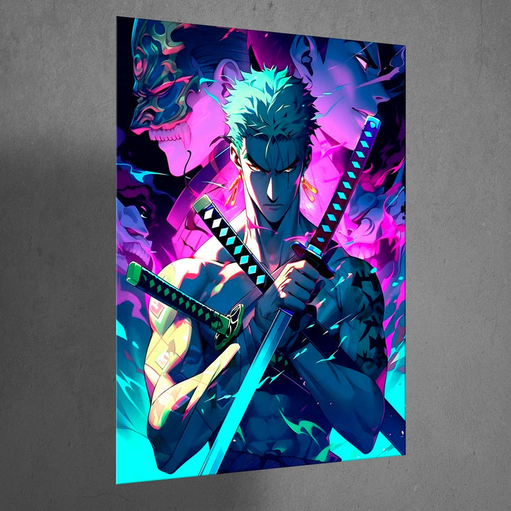 Metal Poster - One Piece Roronoa Zoro OP53