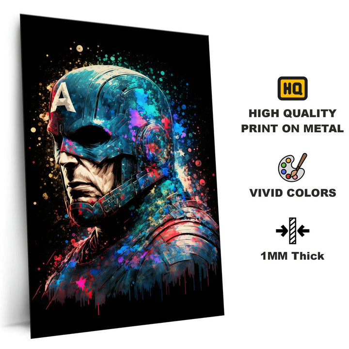 Metal Poster - Superhero Captain America CAP18