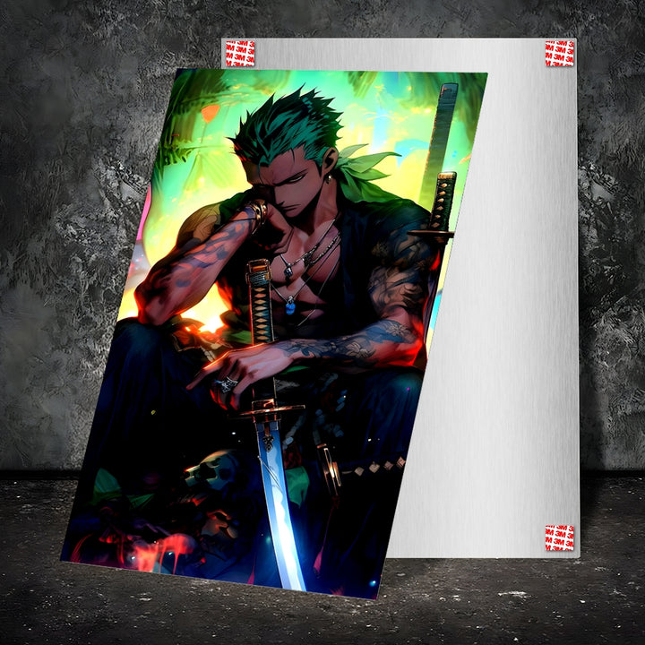 Metal Poster - One Piece Roronoa Zoro OP40